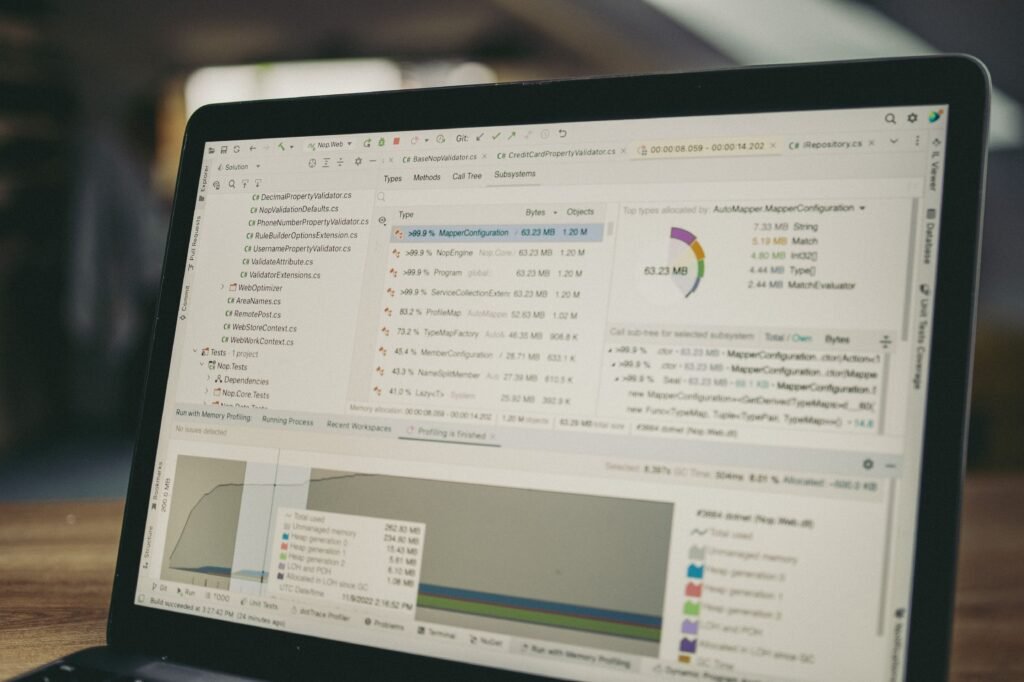 Cloud accounting software dashboard on screen — Bookkeeping services in Guildford & Surrey