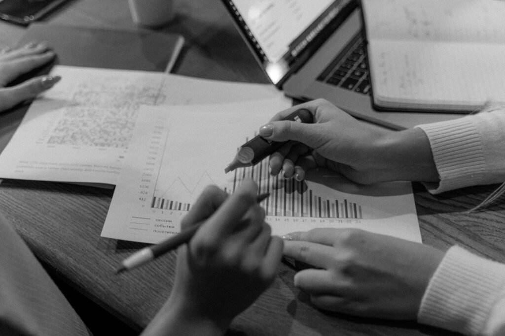 Reviewing a personal tax return with a pen — TaxDigit Personal Tax services, Guildford