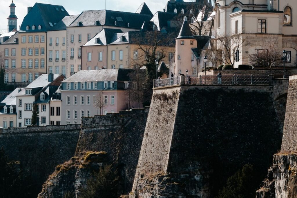 Skyline und historische Altstadt von Luxemburg-Stadt