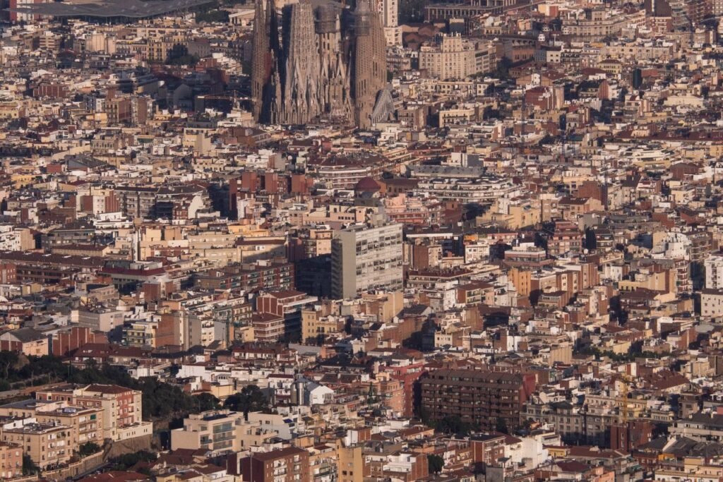 Vue aérienne panoramique de Paris