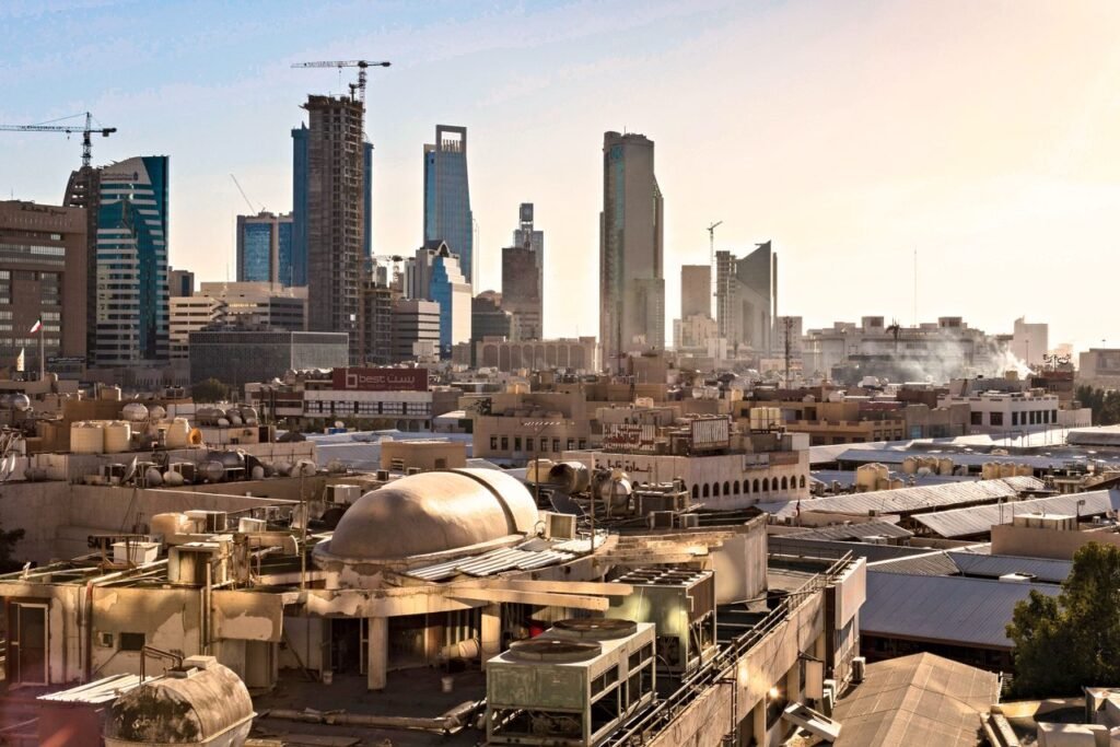 ناطحات السحاب في أفق مدينة الرياض