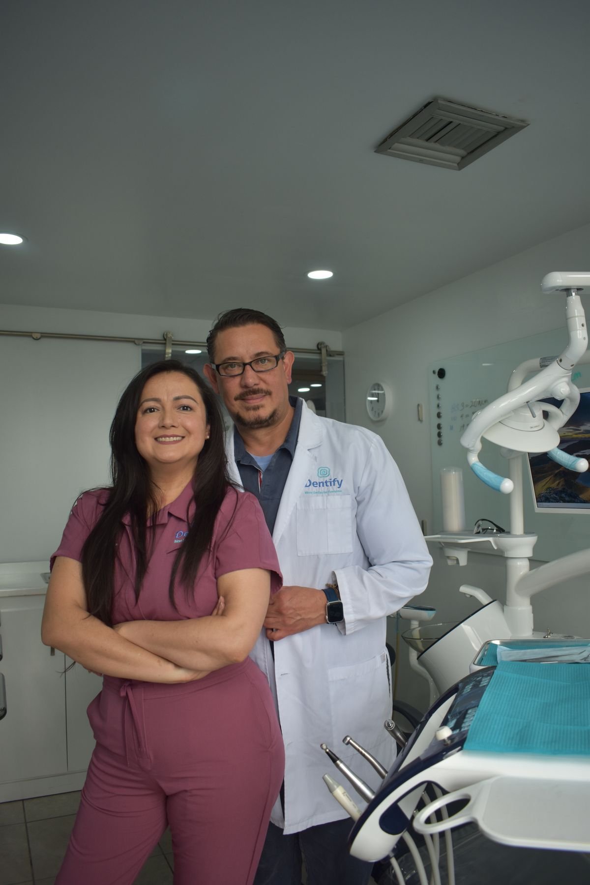 Two dental professionals in a UK dental surgery — specialist accountants for dentists and dental practices