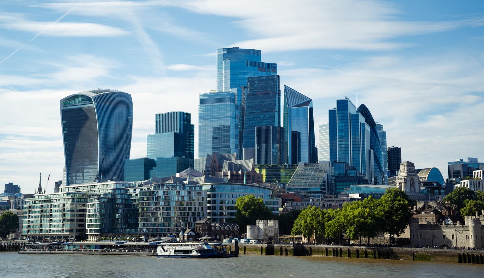 London skyline along the River Thames — TaxDigit Ukrainian accountancy and tax services